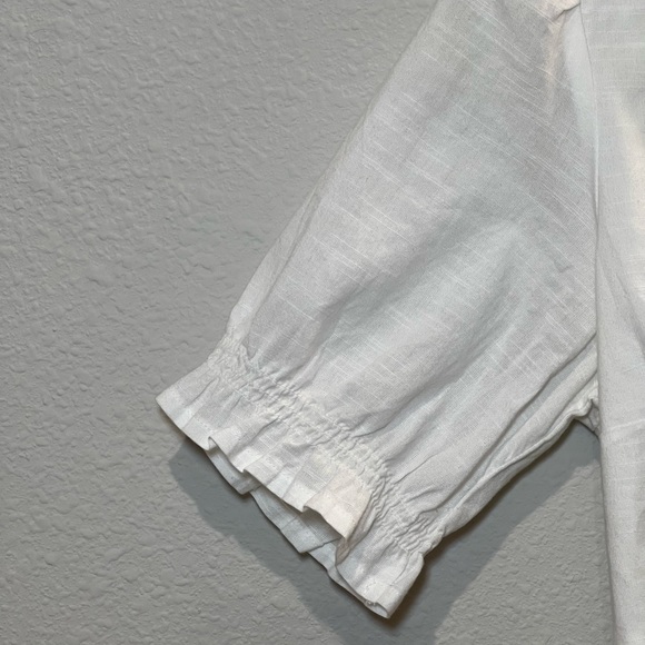 Abercrombie & Fitch Women’s White Open Tie Back Size S - Picture 5 of 10